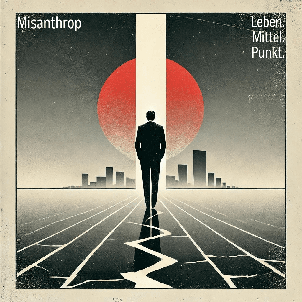 Misanthrop – Leben. Mittel. Punkt., Cover