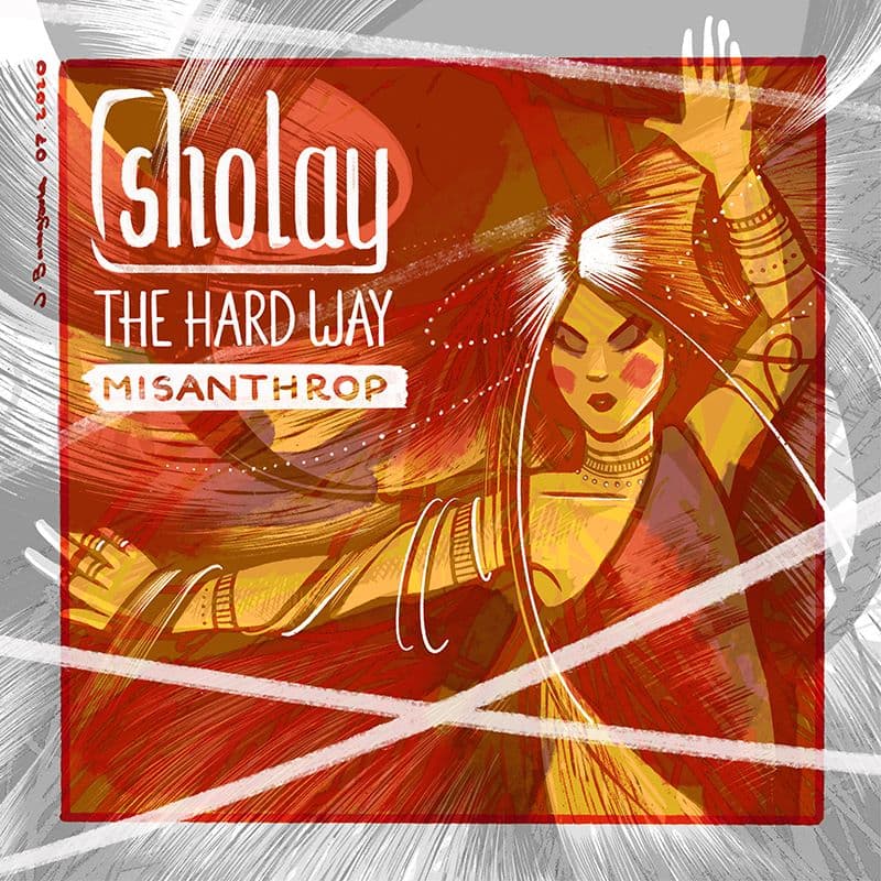 Misanthrop – Sholay the Hard Way, Cover